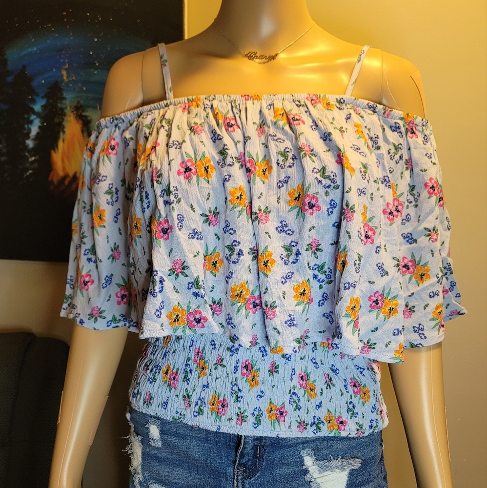 Nobo Floral Off-Shoulder